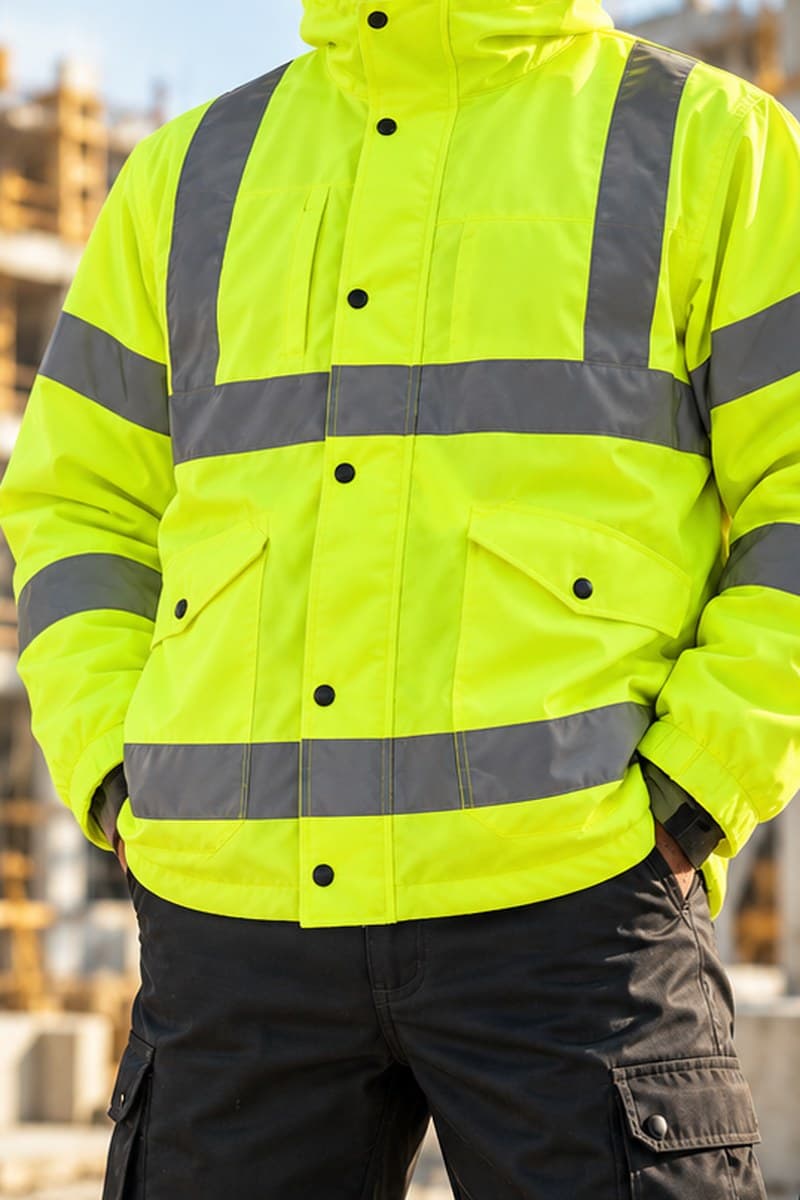 Jachetă de lucru hi-vis pentru sezon cald